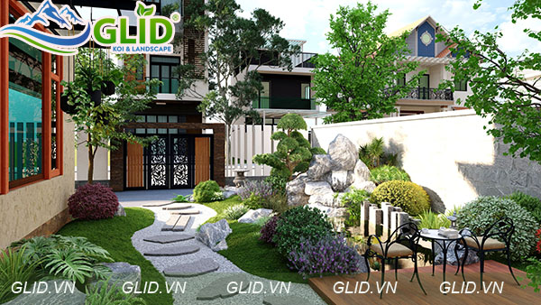 Thiết Kế Thi Công Sân Vườn Hưng Yên